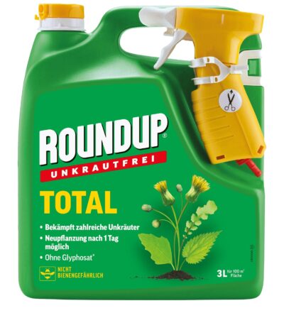 Désherbant ROUNDUP TOTAL en flacon pulvérisateur de 3L