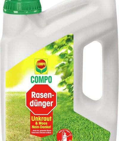 Engrais pour pelouse COMPO Désherbant et anti-mousse 2,5L