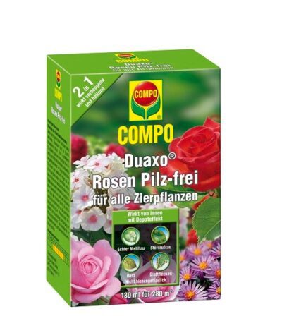 COMPO Duaxo Rose antifongique pour toutes les plantes ornementales 130 ml