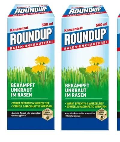 Roundup Désherbant sélectif gazon 4 x 500ml