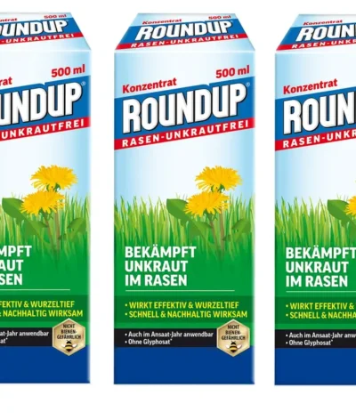 Roundup Désherbant sélectif gazon 3 x 500ml