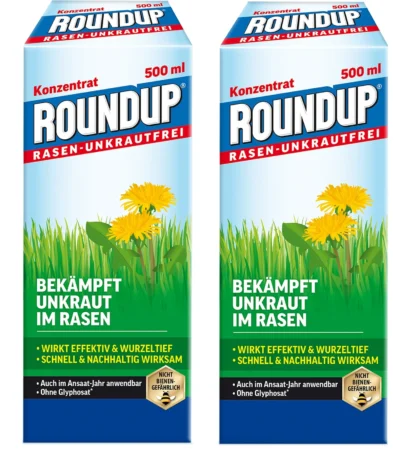 Roundup Désherbant sélectif gazon 2 x 500ml