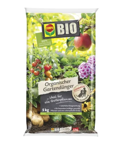 Engrais organique pour jardin COMPO BIO 5 kg