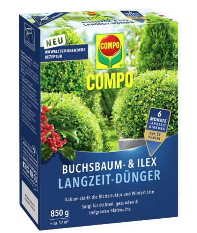 Engrais à libération lente COMPO pour buis et houx 850 g