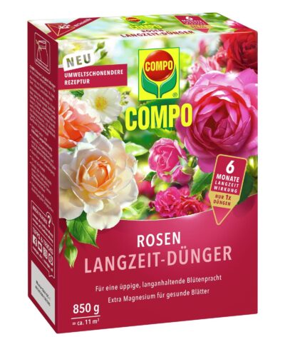 Engrais à long terme COMPO pour rosiers 850 g