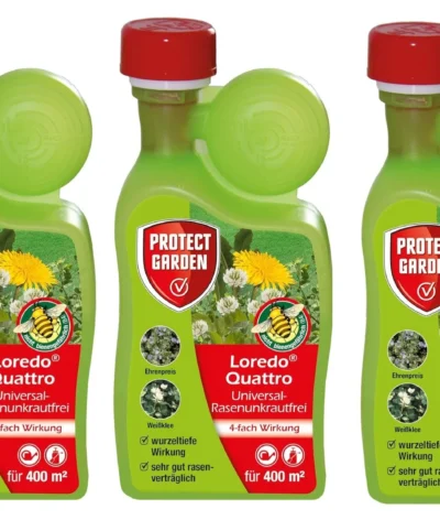Loredo Quattro Désherbant sélectif gazon 3 x 400ml